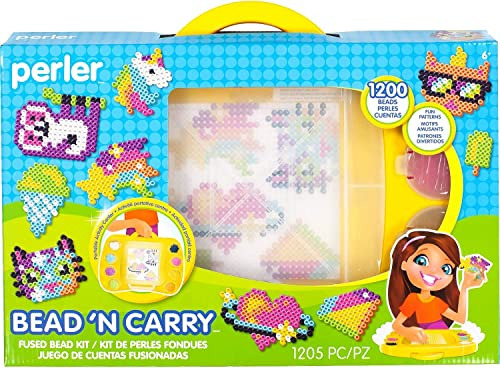 Kit Manualidades Perler Beads 'n' Carry 1204 (Reacondicionado)