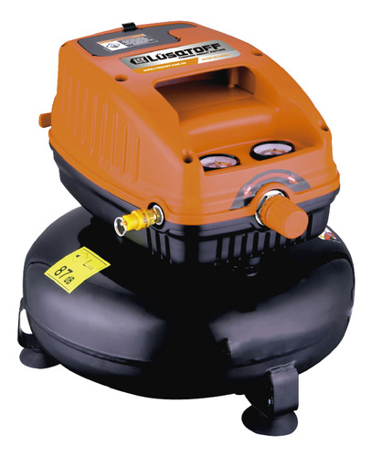 Compresor De Aire Lusqtoff Sin Aceite 12 Lts 1/3 Hp Lc-826