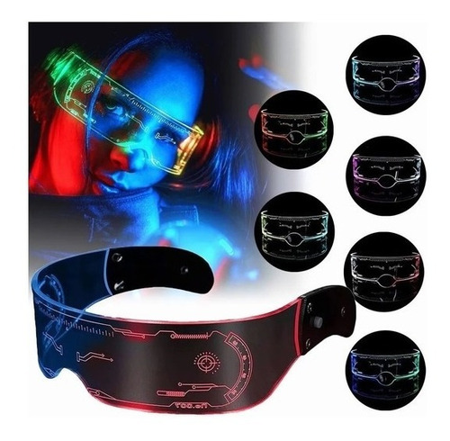 Gafas Con Luz Led 7 Colores