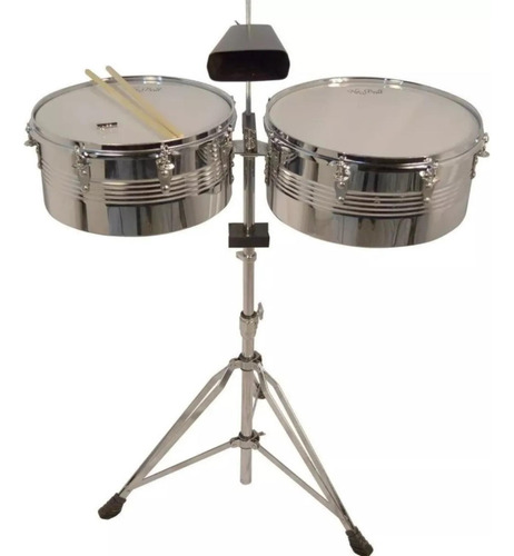 Juego De Timbales Latinos 13 Y 14 Pulgadas