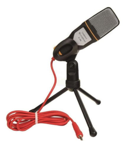 Micrófono de condensador negro omnidireccional P2
