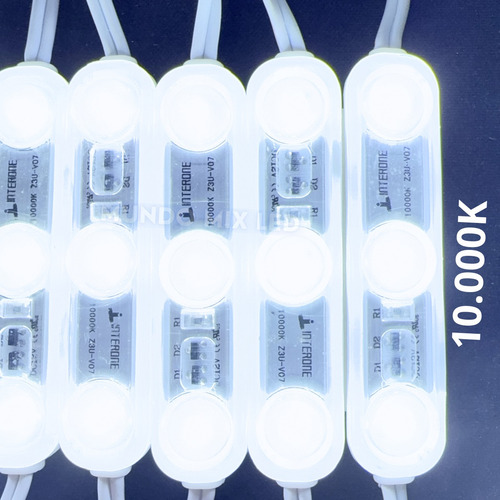 2500pçs Módulo De Led Interone 3led 12v 175º Ip68 2w 10.000k