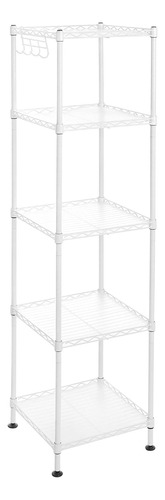 Estanteria Organizador Blanco Ajustable 5 Niveles Dunker