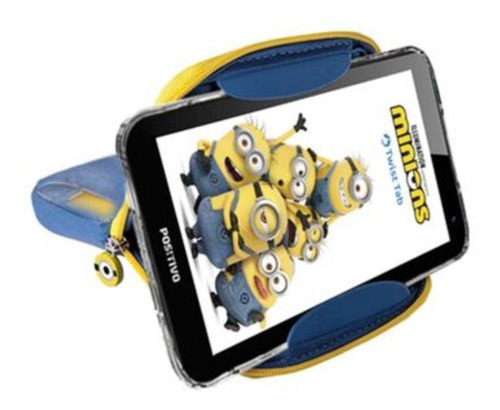 Imagem 2 de 3 de Tablet Positivo Twist Tab Minions T770KM 7" 32GB preto com 1GB de memória RAM