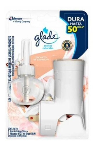  Glade Encanto Vainilla Aparato + Repuesto  21ml 