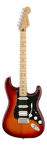 Guitarra elétrica Fender Player Stratocaster HSS Plus Top de  amieiro/bordo aged cherry burst poliuretano brilhante com diapasão de bordo