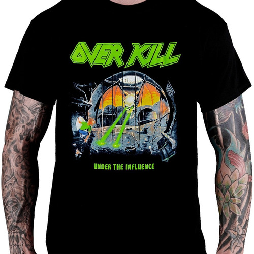 Camiseta Overkill - Under The Influence  (tamanho G)