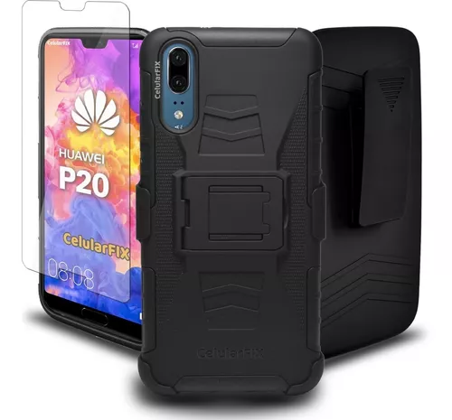  HualuBro Funda para Huawei P20 Pro, protección magnética de  cuerpo completo, a prueba de golpes, de piel, con soporte para ranura para  tarjetas, funda para teléfono Huawei P20 Pro (negro) 