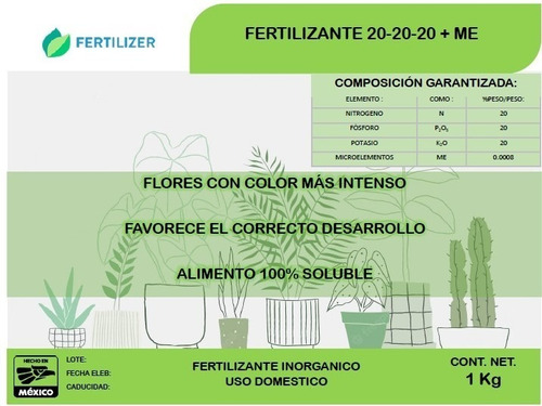 Fertilizante Para Plantas 