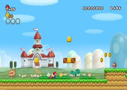 New Super Mario Bros Wii Americano Sem Manual (Recondicionado)