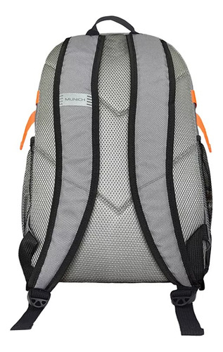 Mochila Deportiva Munich By Kossok Carioca Liviana Airflow Gris Liso