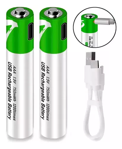 Cargador de pilas Kit de 750 mWh USB tipo C