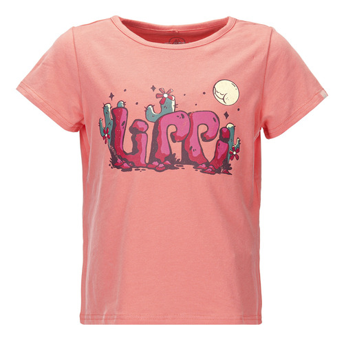 Polera Niña Lippi Logo  Uv-stop  Rosado