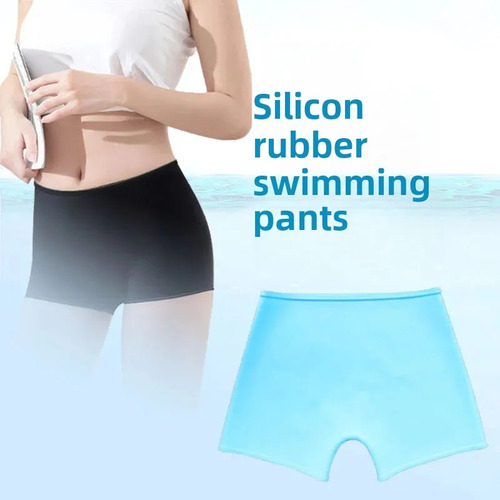 Calzoncillos De Natación De Silicona Para Mujer, A Prueba De