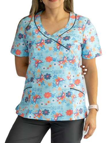 Blusa Antifluidos Estampada