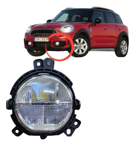 Farol Milha Led Mini Cooper Countryman F60 2016 2019 2021 Le
