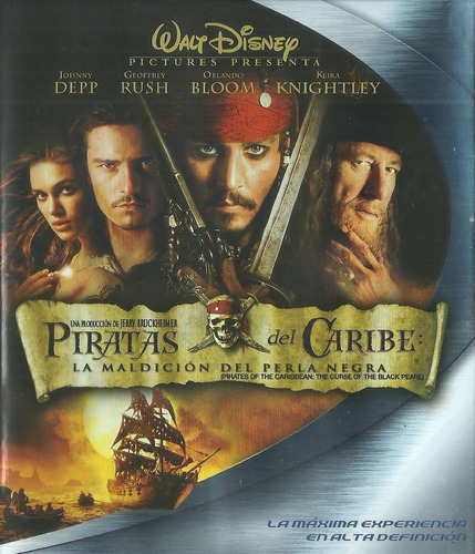 Piratas Del Caribe La Maldición Del Perla Negra | Blu Ray 
