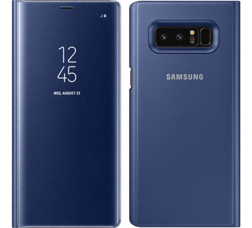 Samsung S-view Flip Cover Case Para Galaxy Note 8 Color Azul Clear View Cover (WW) / S-View Flip Cover (USA)
