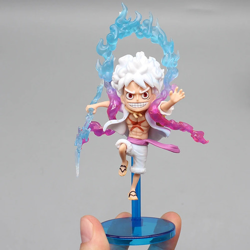 Figura Luffy Gear 5 One Piece Set X5 Dios Del Sol Nika Anime