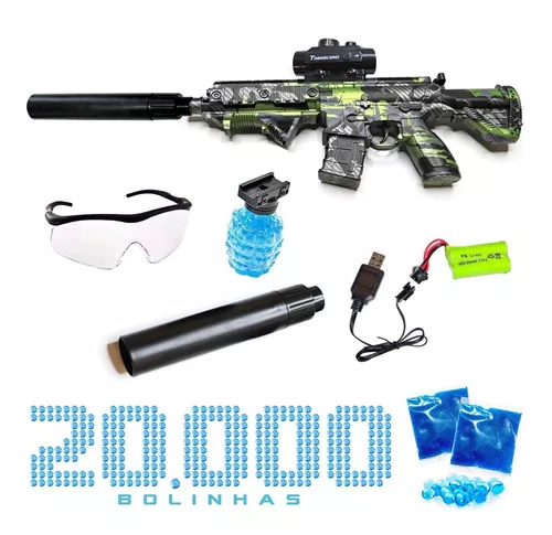 Gel Blaster Rifle AKM Elétrico de Bolinhas de GEL Orbeez - Airsoft e Armas  de Pressão Azsports, arminha de brinquedo realista