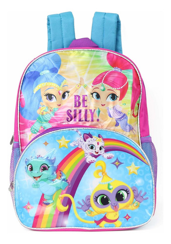 Shimmer And Shine Girls Backpack, Purple, One Size