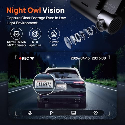 Dash Cam 4k Pack Con Wifi, Gps Y Visin Nocturna