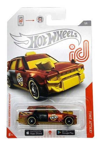Time Attaxi Id Chip Linea Exclusiva Hot Wheels 3/8