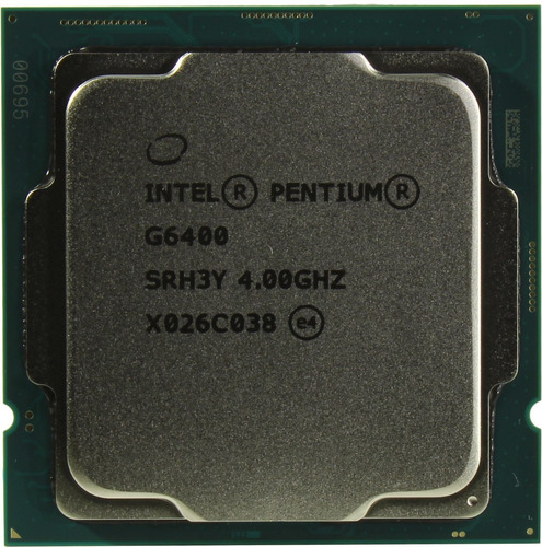 Imagen 1 de 3 de Procesador Intel Pentium Gold G6400 Oem + Cooler Intel S1200