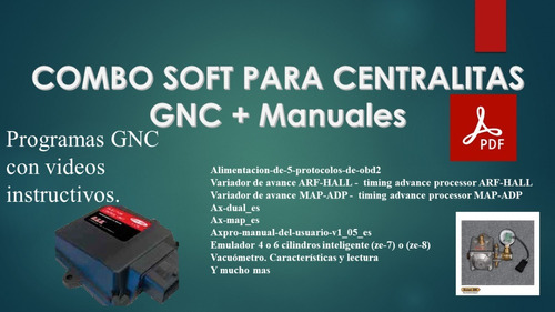  Soft  Para Centralitas Gnc Pinout + Manuales Diagramas 