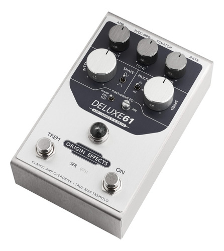 Pedal Origin Effects Deluxe 61 Amp Tremolo Drive Made In Uk