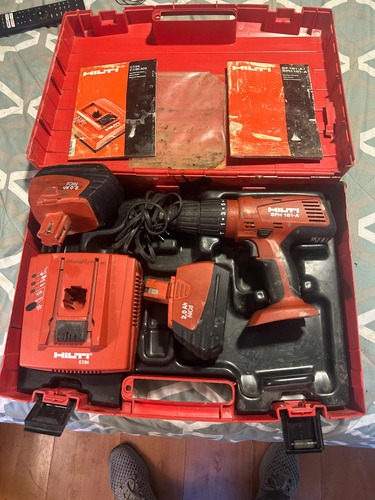 Taladro Hilti Sf-181-a. 3.0ah Baterias Cargador Manual/caja