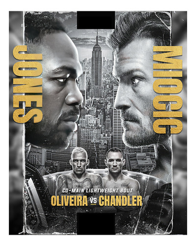 Poster De La Pelea Ufc 309 Jones Vs Miocic