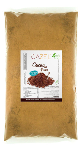 Cacao En Polvo 1 Kilo (sin Azúcar, No Alcalina)