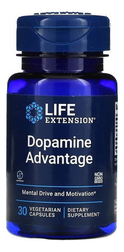 Life Extension, Ventaja De La Dopamina, 30 Cápsulas Sabor Sin Sabor