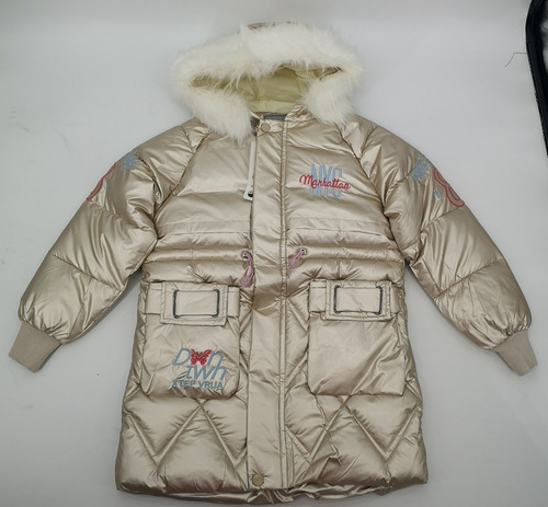 Camperon Parka Inflable Impermeble C/ Polar Termico C56