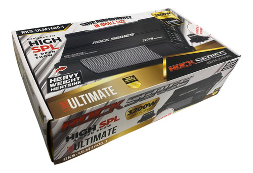 Mini Amplificador 1 Canal Rock Series Rks-ulm1600.1 3200w