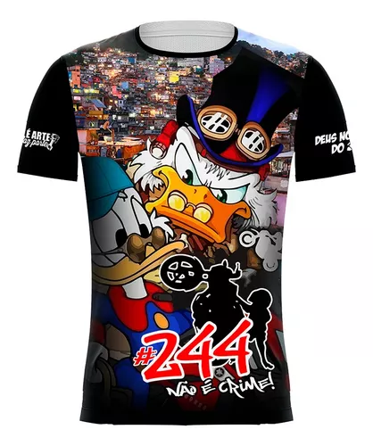 Camiseta 244 Não é Crime - Grau é Arte - Innove Sports