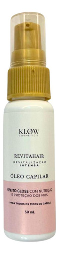 Óleo Reparador Revitahair Klow Cosmetics Tratamento Restaura