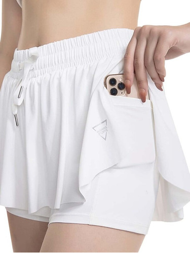 Short Deportivo Mujer Con Bolsillo  Para Celular