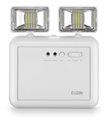 Luminária Luz De Emergência Led 8w 1200 Lumens Elgin 110V/220V