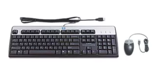 Hp Kit Teclado Y Mouse Hpe Usb Cableado Teclado Inglés (eeuu