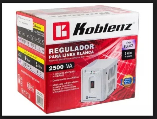 Regulador Koblenz Para Lavadora O Refrigerador 2500va 1500w