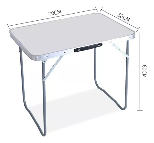  Flystoo Mesa plegable portátil para exteriores, mesa plegable  para camping, picnic, mesa plegable para portátil, mesa plegable  multifuncional para oficina en casa (color blanco) : Productos de Oficina