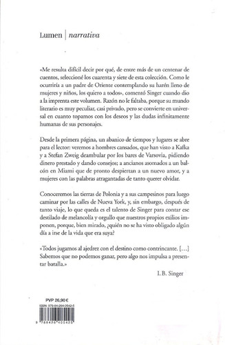 Imagen 2 de 2 de Cuentos - Isaac Bashevis Singer