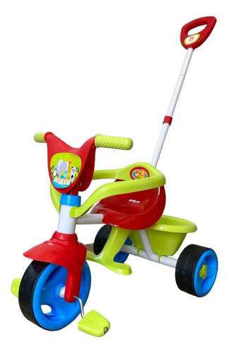 Triciclo Infantil Safari Con Manija Direccional Kuma 