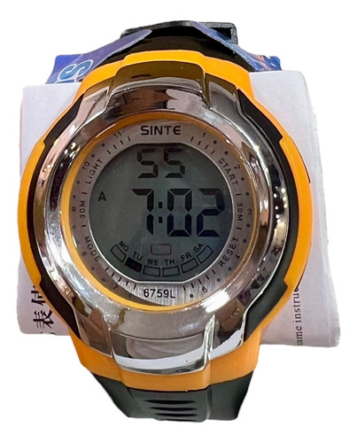 Reloj Digital Hombre Sinte Malla Silicona 