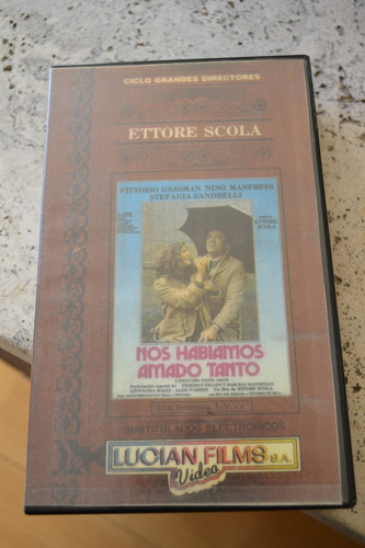 Vhs Pelicula Nos Habiamos Amado Tanto