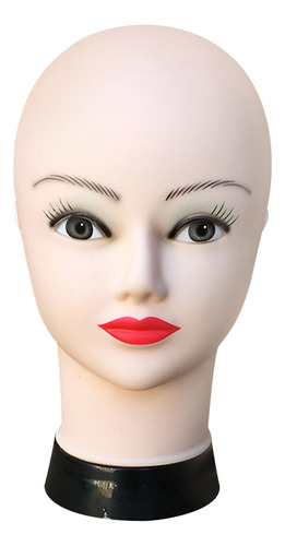 Soporte Para Peluca Con Cabeza De Maniquí Rojo Verde