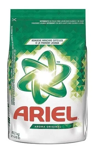 Detergente Ariel En Polvo 2000 Gr Original