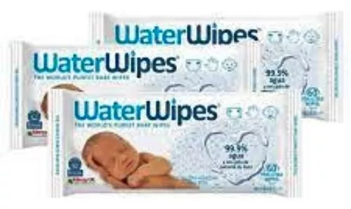 WaterWipes Toallitas Húmedas Tripack Bio (3 Tripacks x 60 Unds)